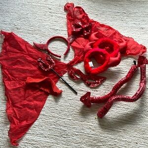 Vintage devil set Halloween